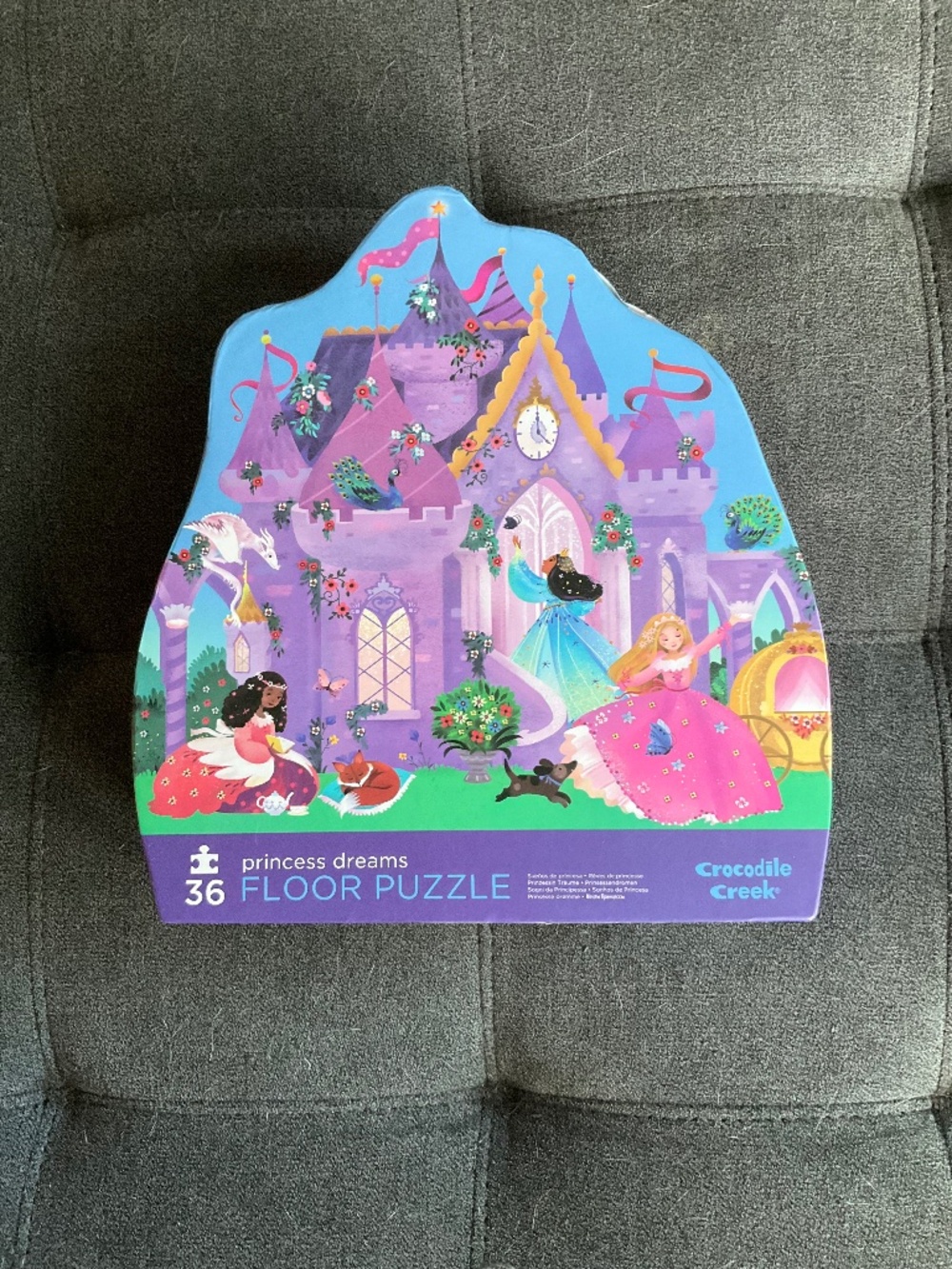 EUC Crocodile Creek Princess Dreams Floor Puzzle 36 Pieces